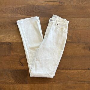 white curve love 70s vintage flare pants